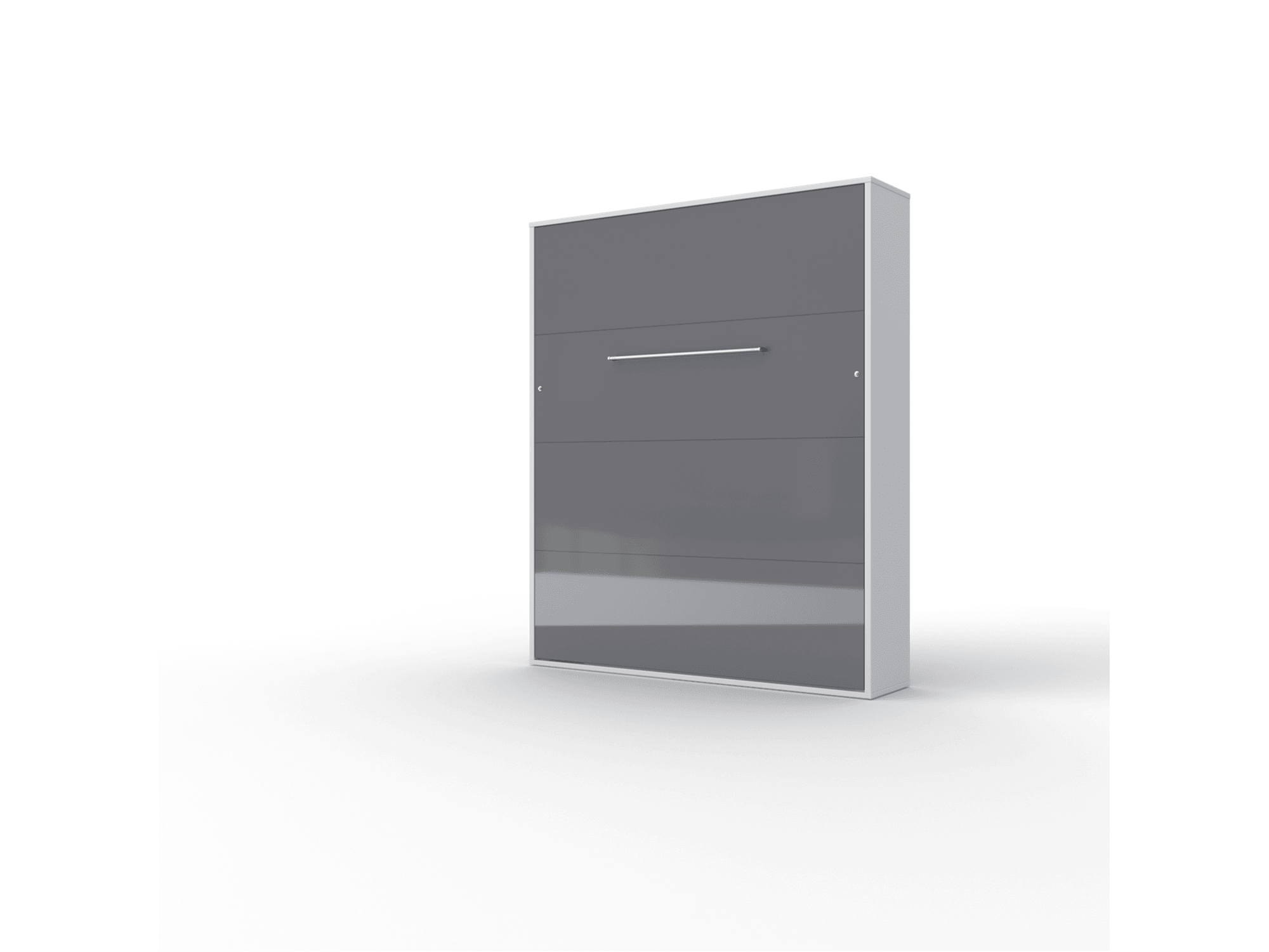 BETH Vertical European Queen Wall bed with LED - Euro Living Furniture