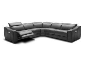 Wired Modern Motion Sectional In Dark Grey - Euro Living Furniture