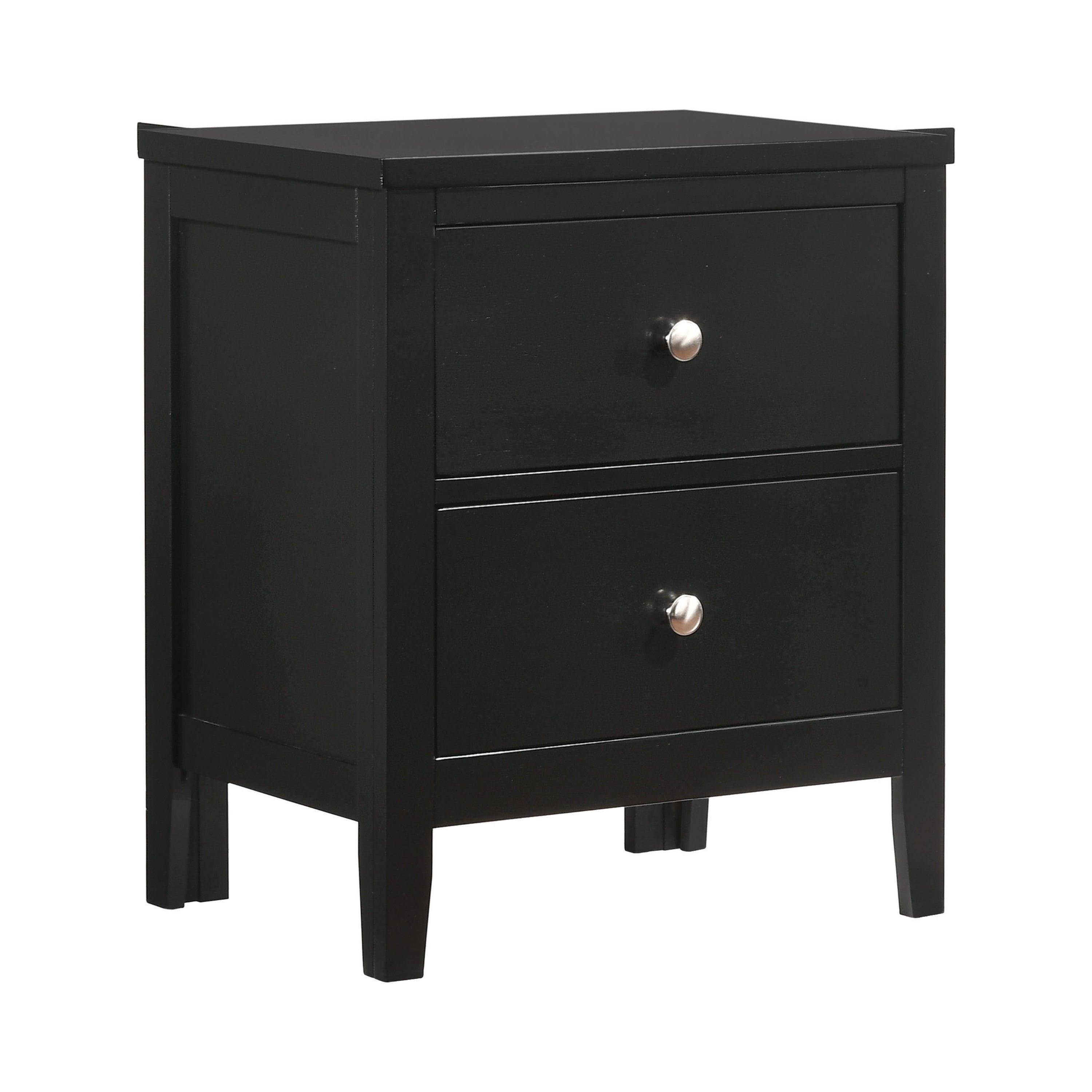 Carlton 2-Drawer Rectangular Nightstand - Euro Living Furniture