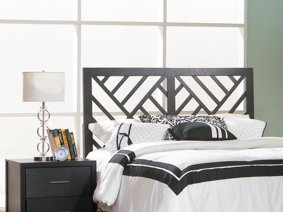 Grove Full Headboard Black - Euro Living Furniture