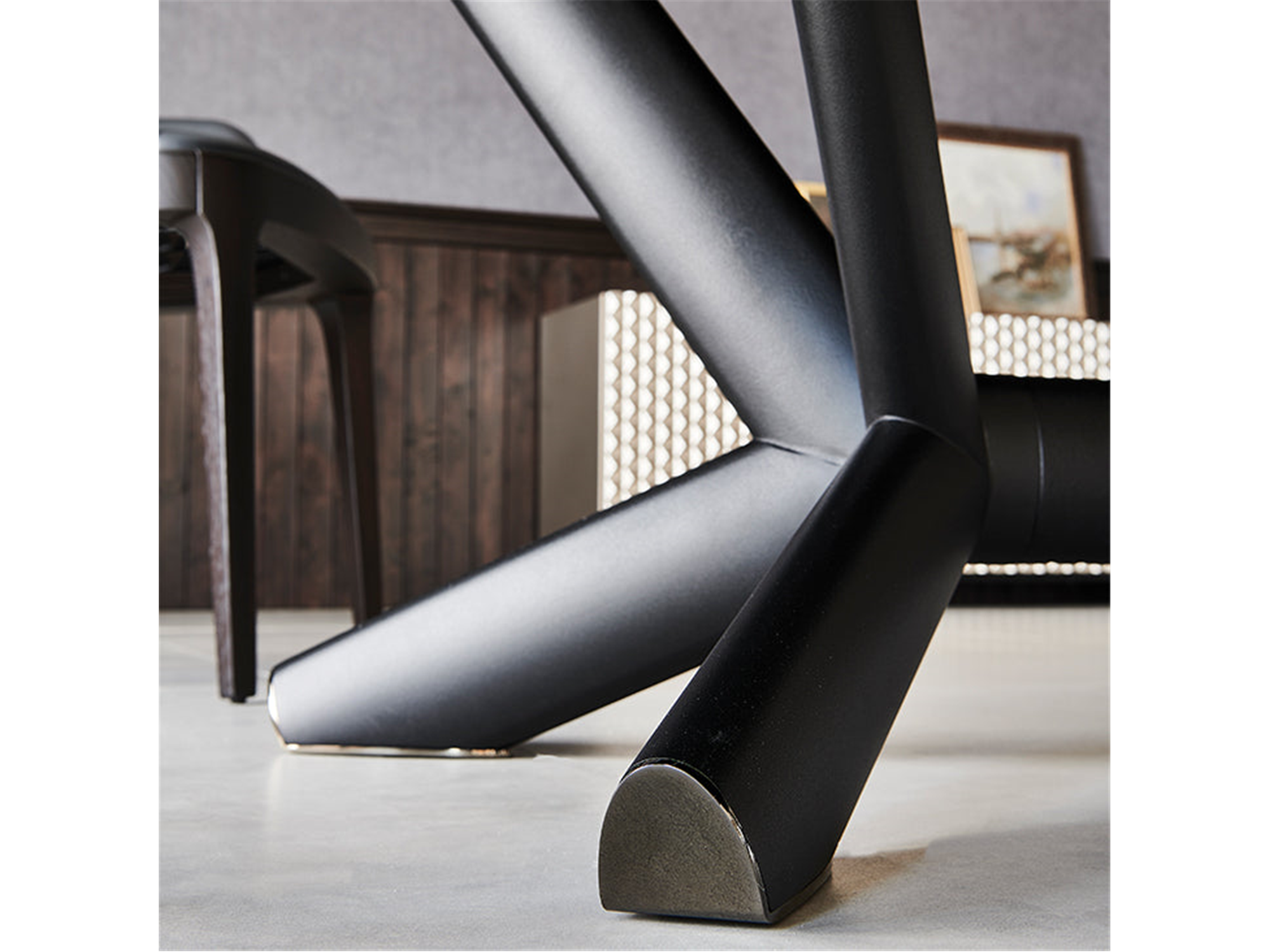 Planer Keramik Dining Table - 126"W - Euro Living Furniture