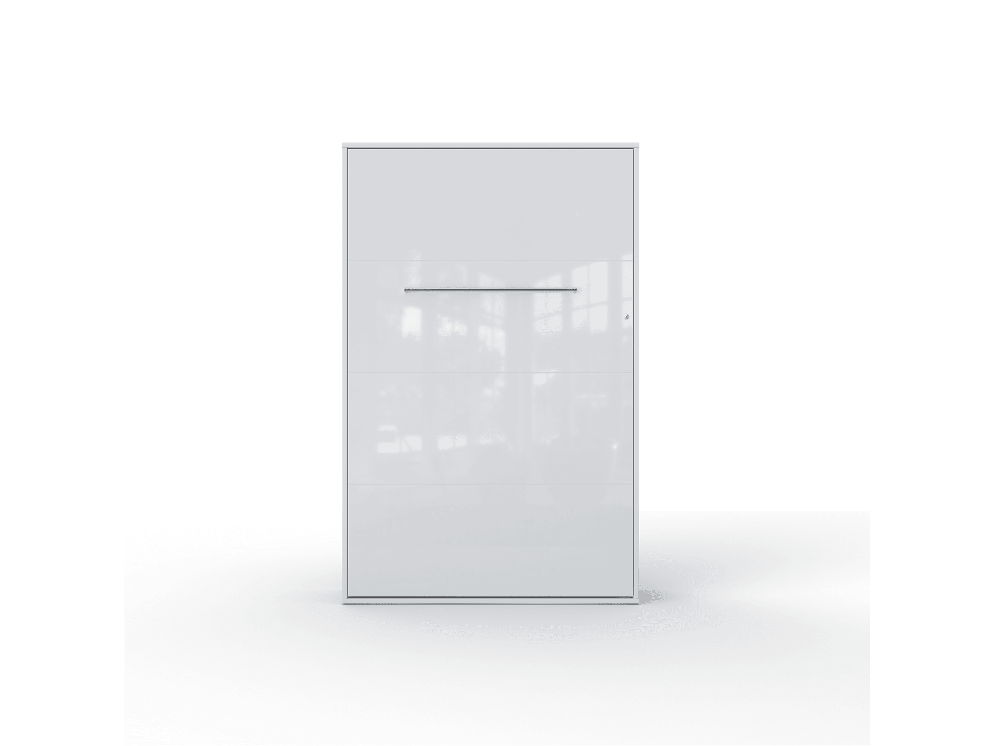 BETH Vertical European FULL size Wall Bed with LED - Euro Living Furniture