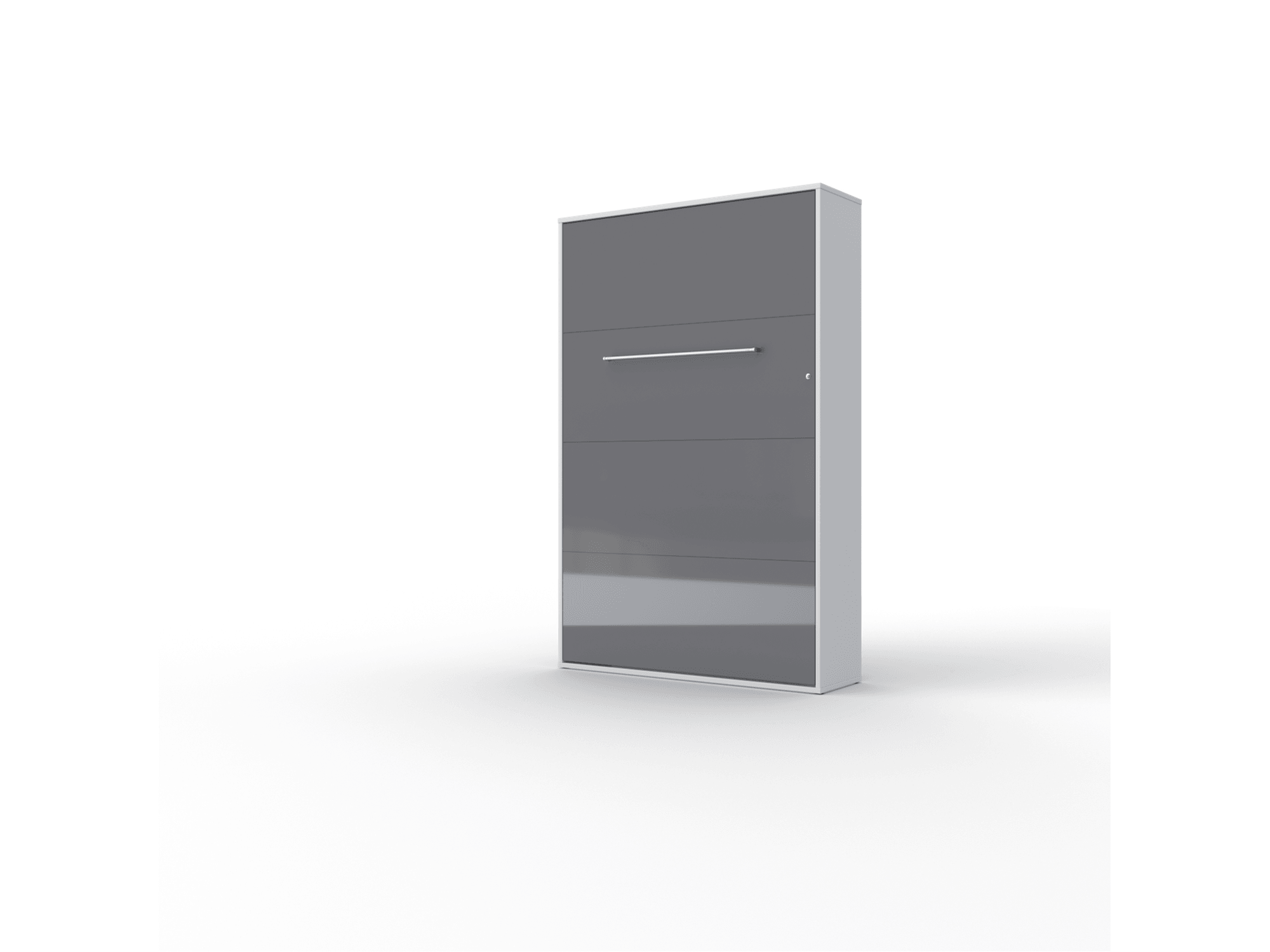 BETH Vertical European FULL size Wall Bed with LED - Euro Living Furniture