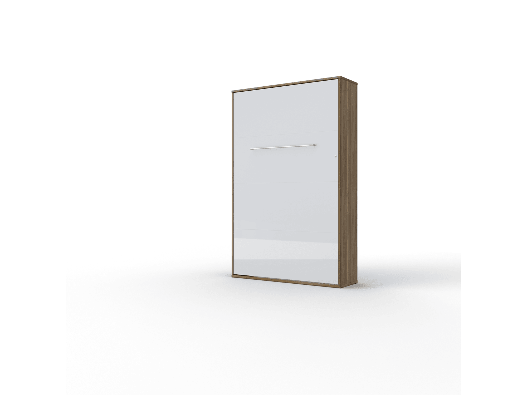 BETH Vertical European FULL size Wall Bed with LED - Euro Living Furniture