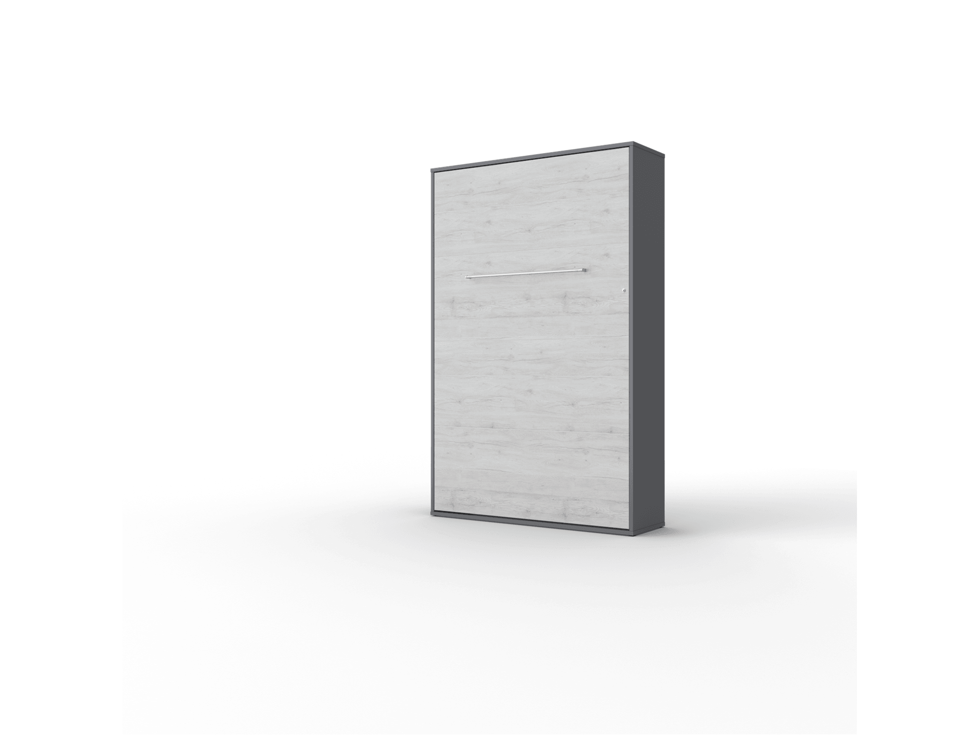 BETH Vertical European FULL size Wall Bed with LED - Euro Living Furniture