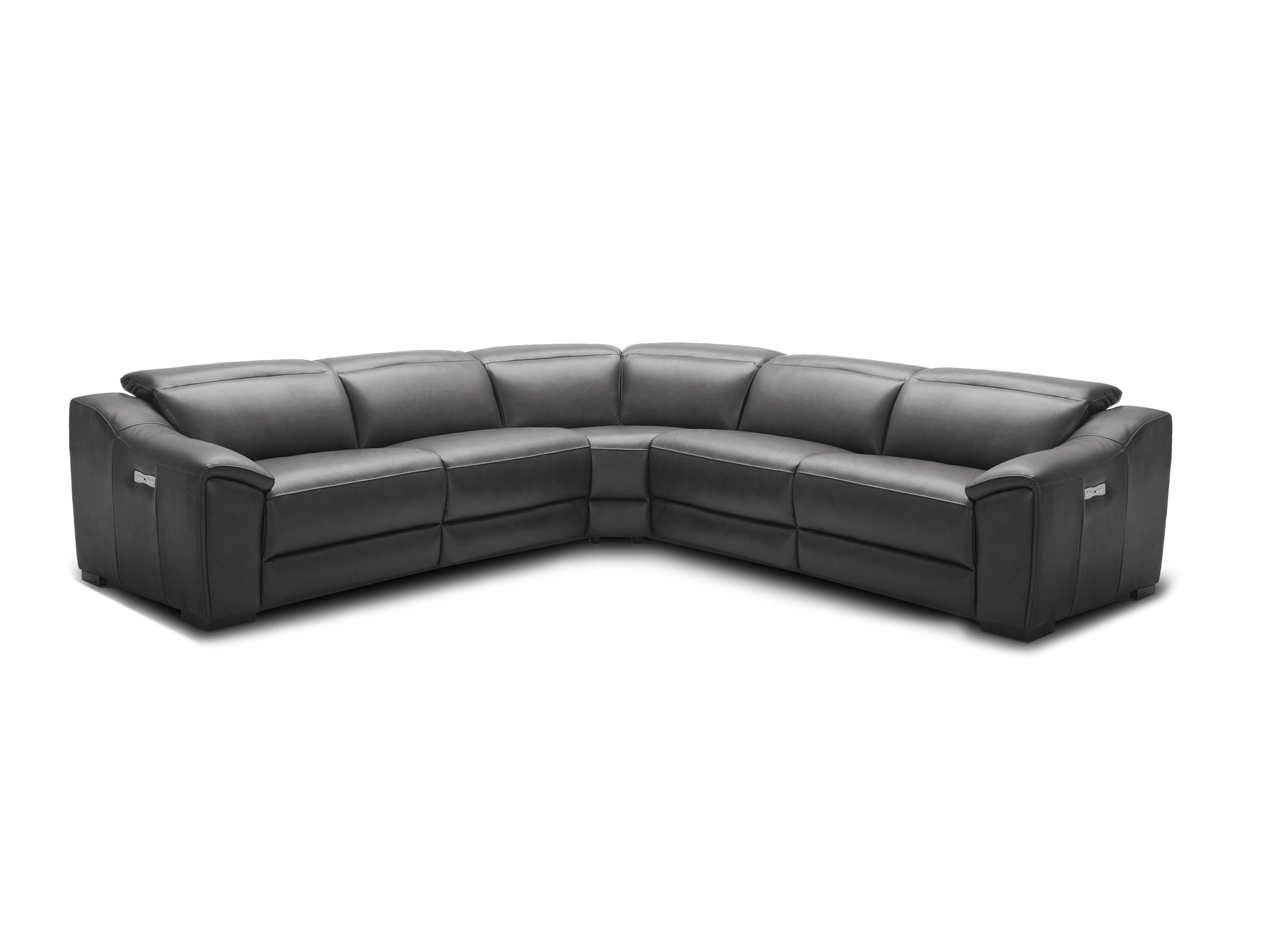 Wired Modern Motion Sectional In Dark Grey - Euro Living Furniture