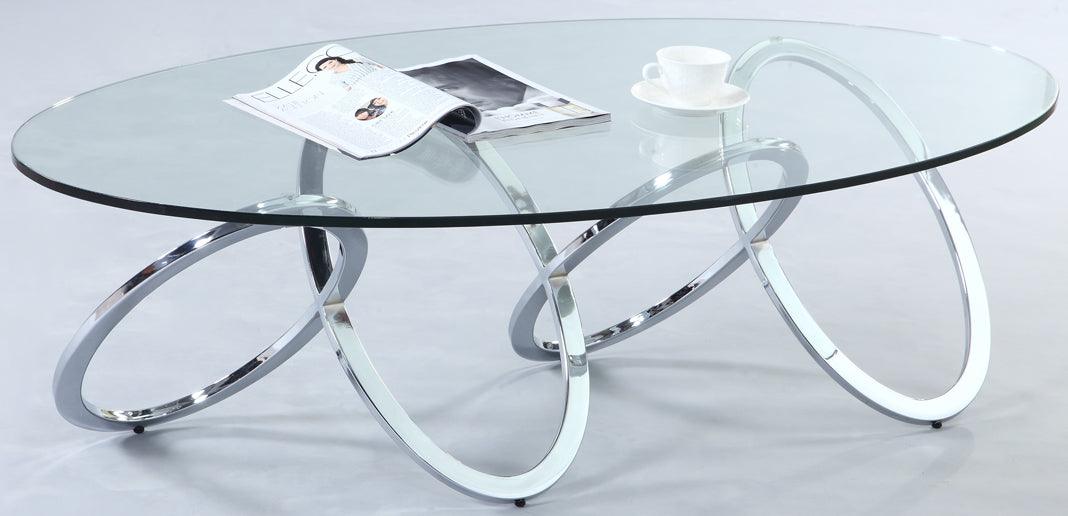 Link Oval Coffee Table - Euro Living Furniture