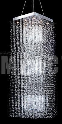 Crystal Rain Chandelier - Euro Living Furniture