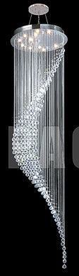 Crystal Rain Chandelier - Euro Living Furniture