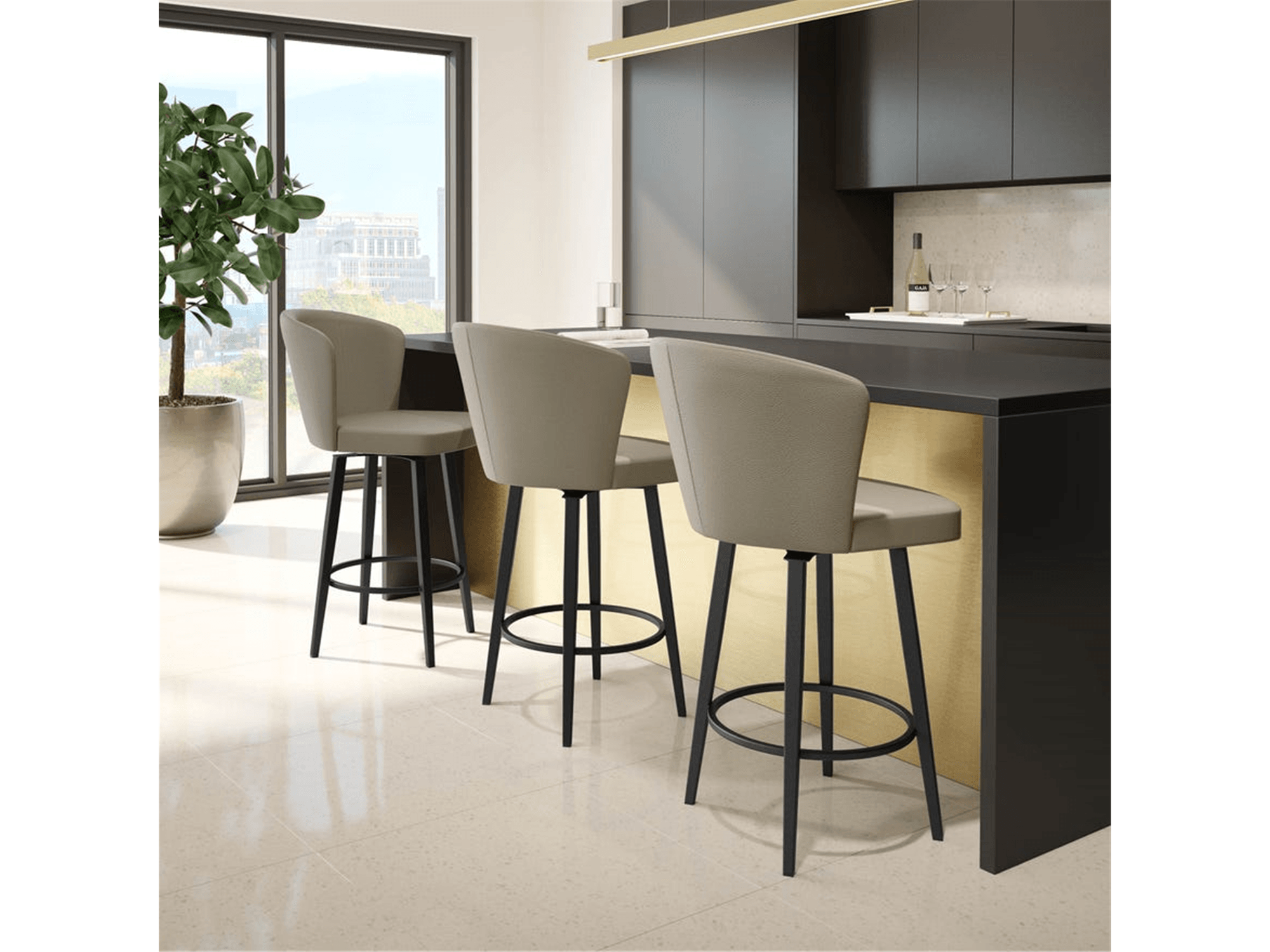 Belesa Dining Chair/Stool - Euro Living Furniture