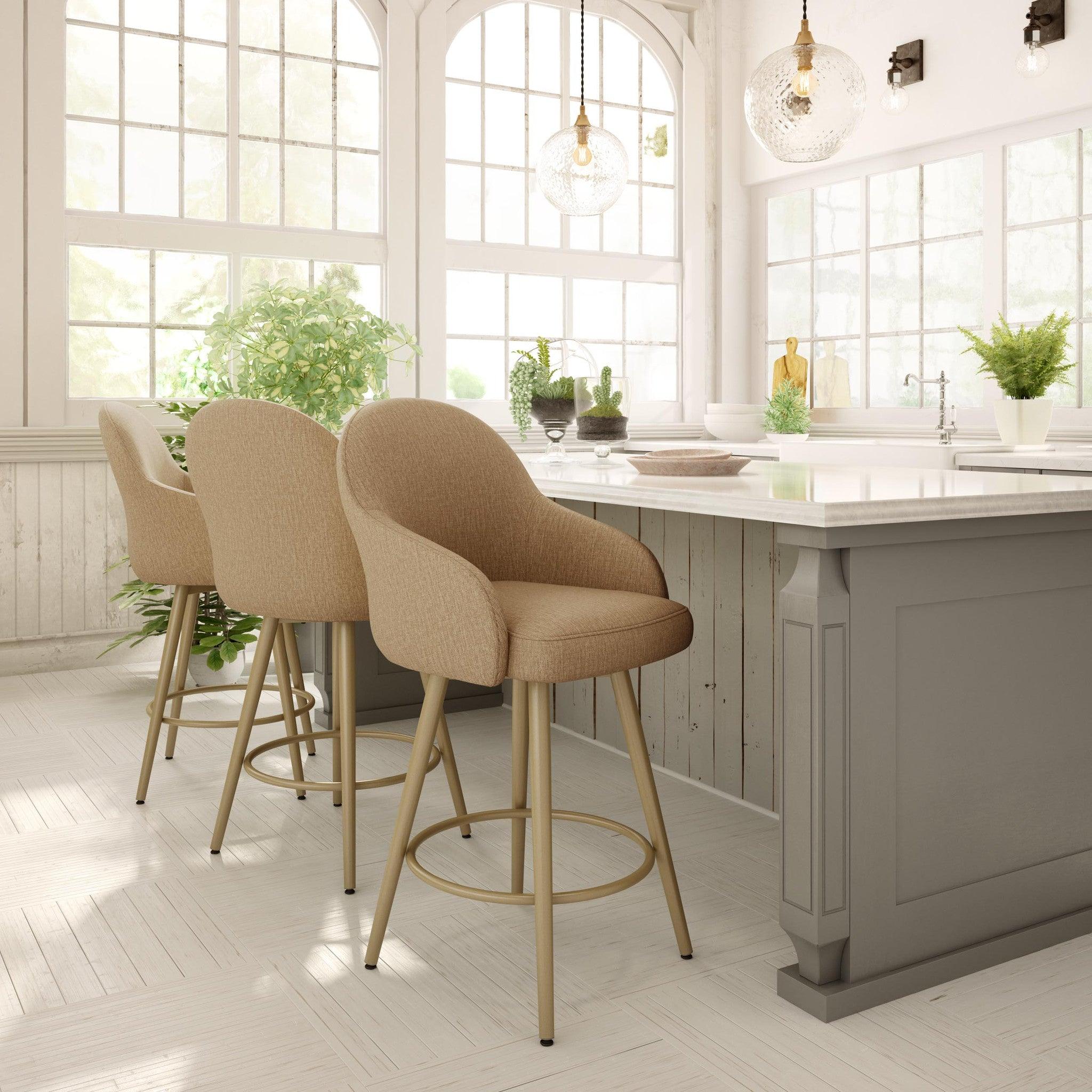 Weston swivel stool - Euro Living Furniture