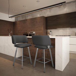 Easton swivel stool - Euro Living Furniture