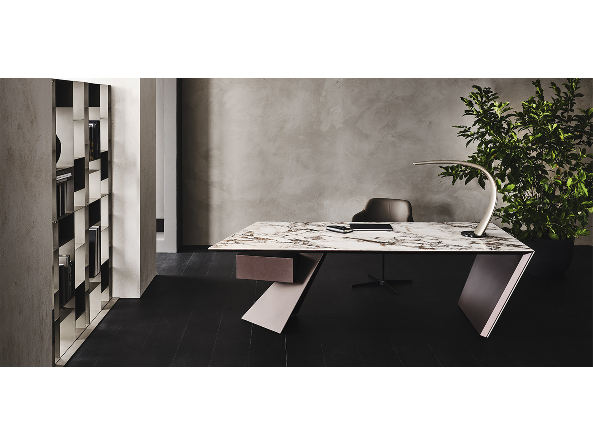 Nasdaq Keramik Desk - Euro Living Furniture