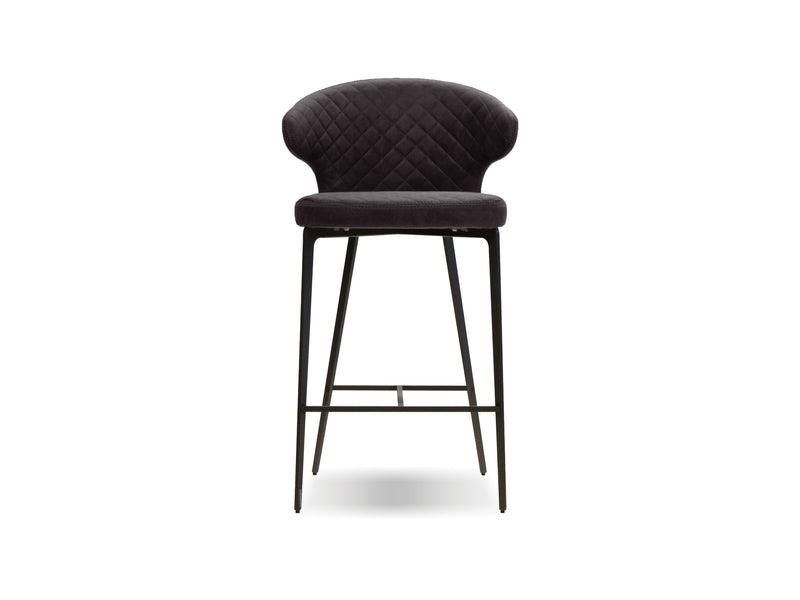 HUN COUNTER STOOL ANTHRACITE - Euro Living Furniture