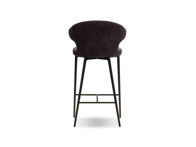 HUN COUNTER STOOL ANTHRACITE - Euro Living Furniture