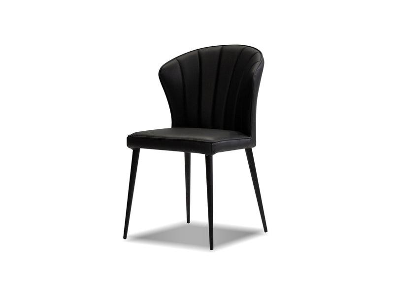 ARIANA DINING CHAIR BLACK - Euro Living Furniture