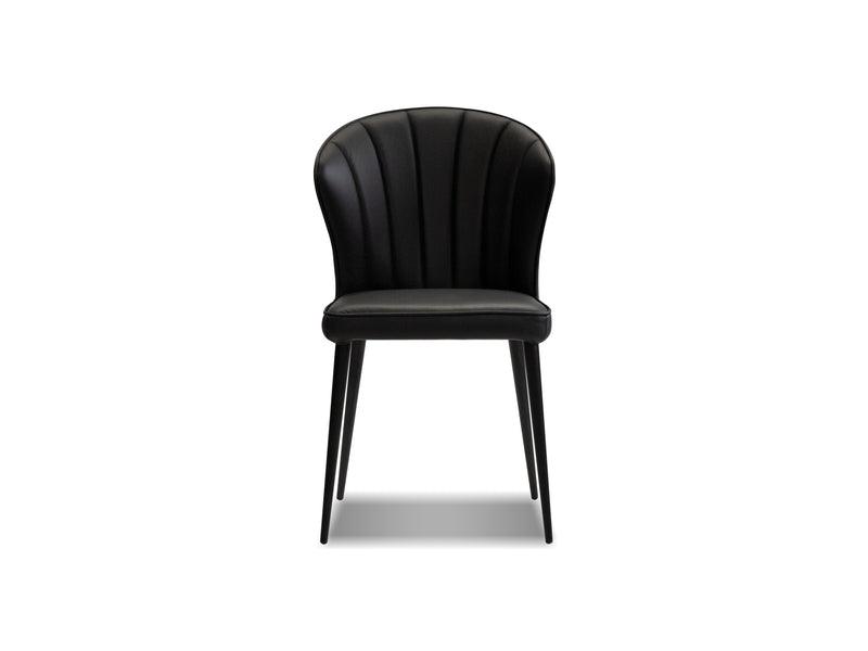 ARIANA DINING CHAIR BLACK - Euro Living Furniture