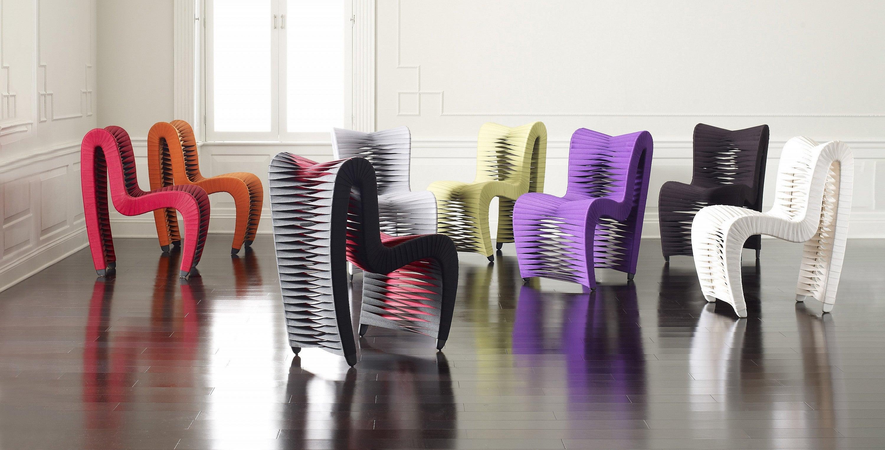 Seat Belt Dining Chair High Back - Euro Living Furniture