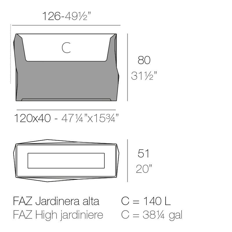 Faz Wall Planter - Euro Living Furniture