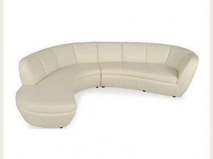 Crescent Leather Sectional - Euro Living Furniture