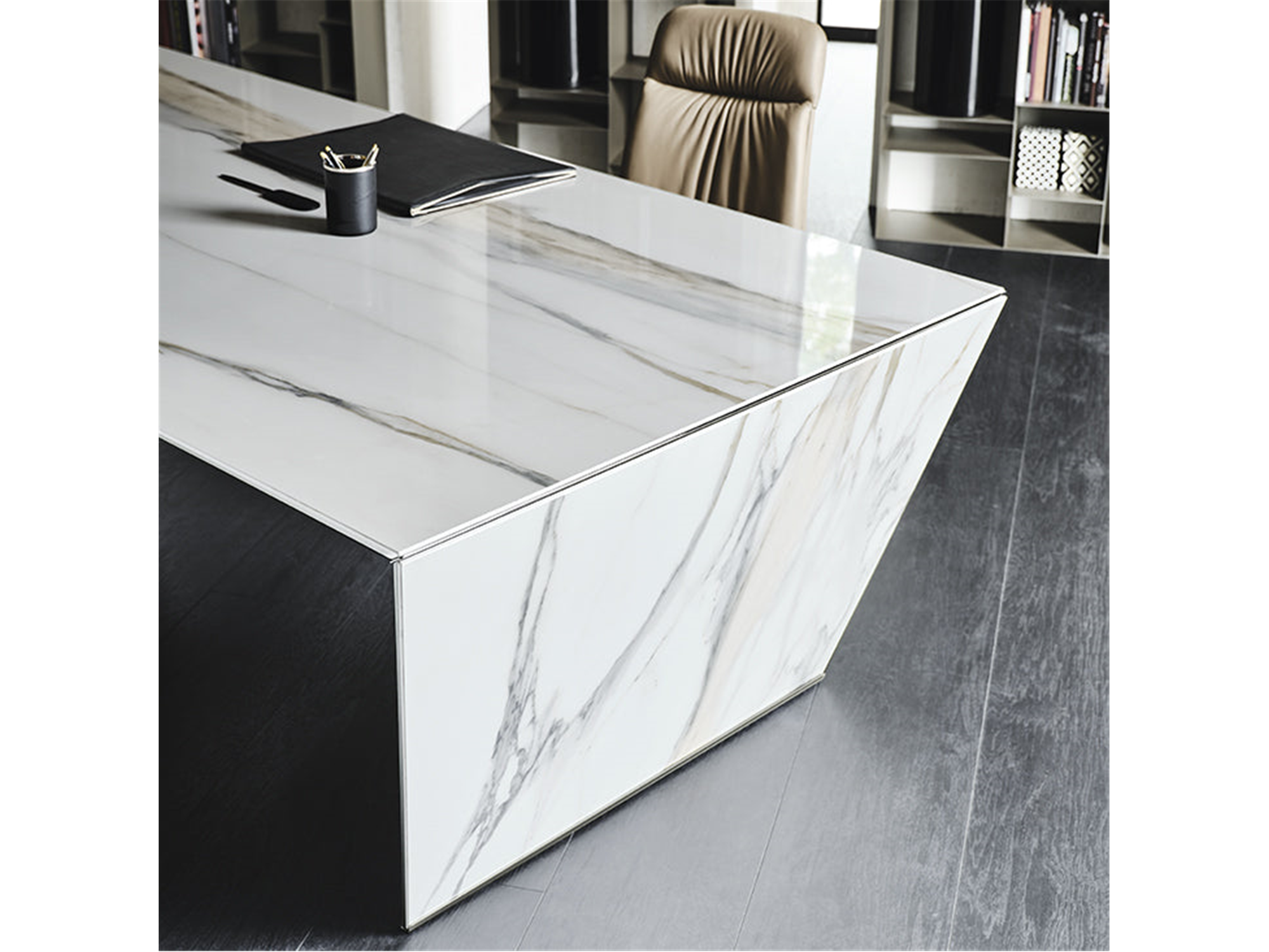 Nasdaq Keramik Desk - Euro Living Furniture