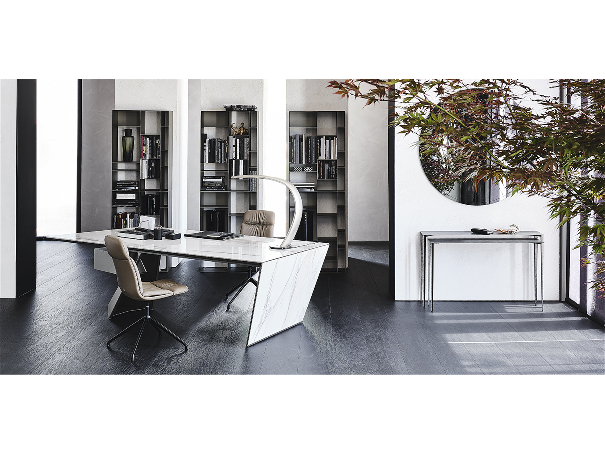 Nasdaq Keramik Desk - Euro Living Furniture