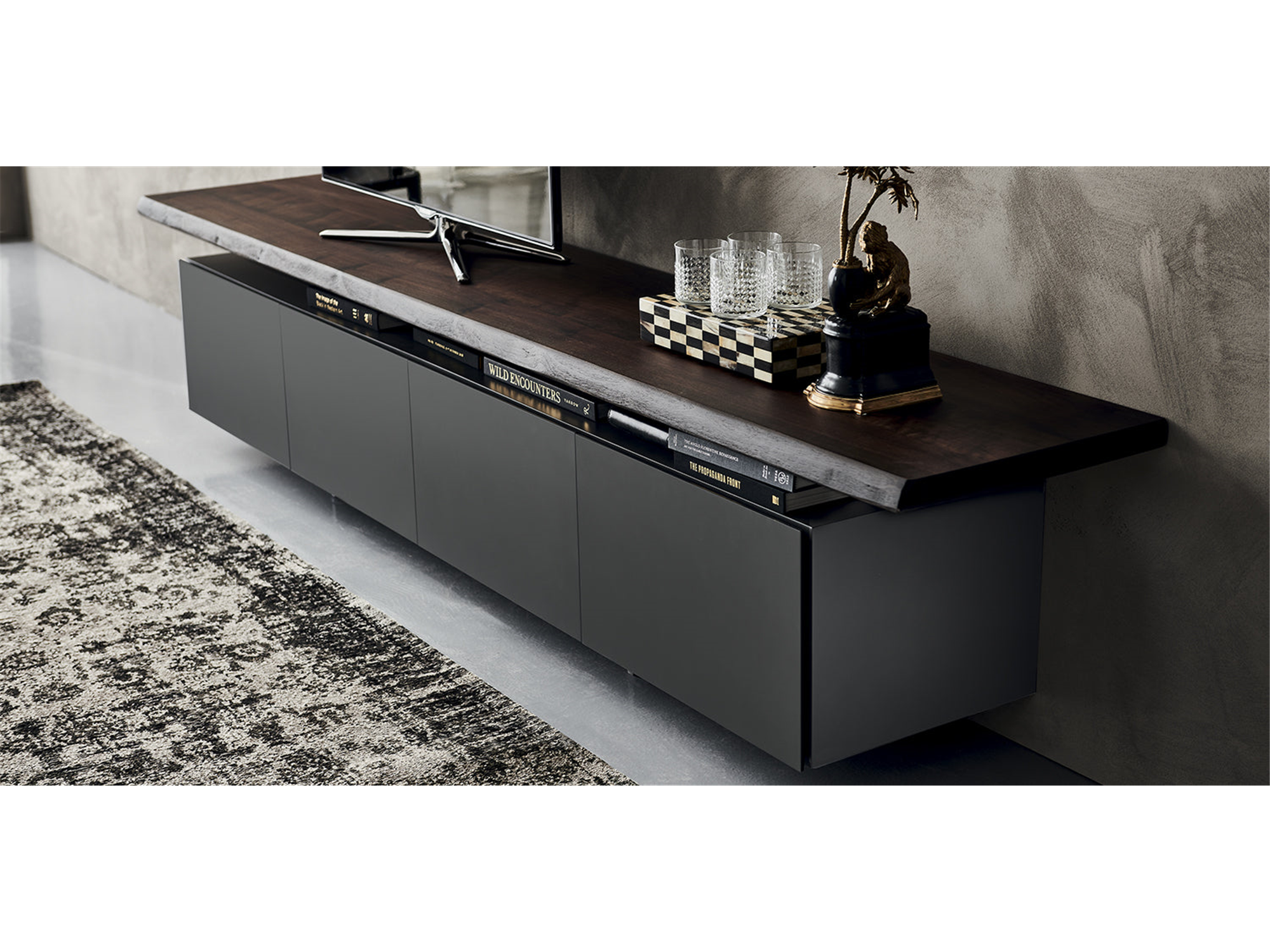 Seneca Tv Stand - Euro Living Furniture