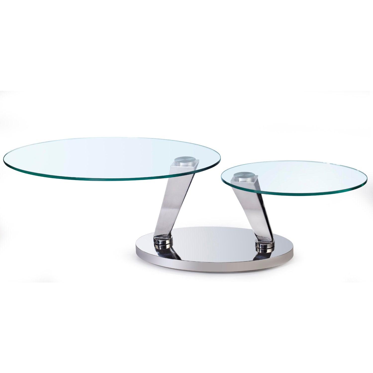 Clair Rotating Coffee Table - Euro Living Furniture