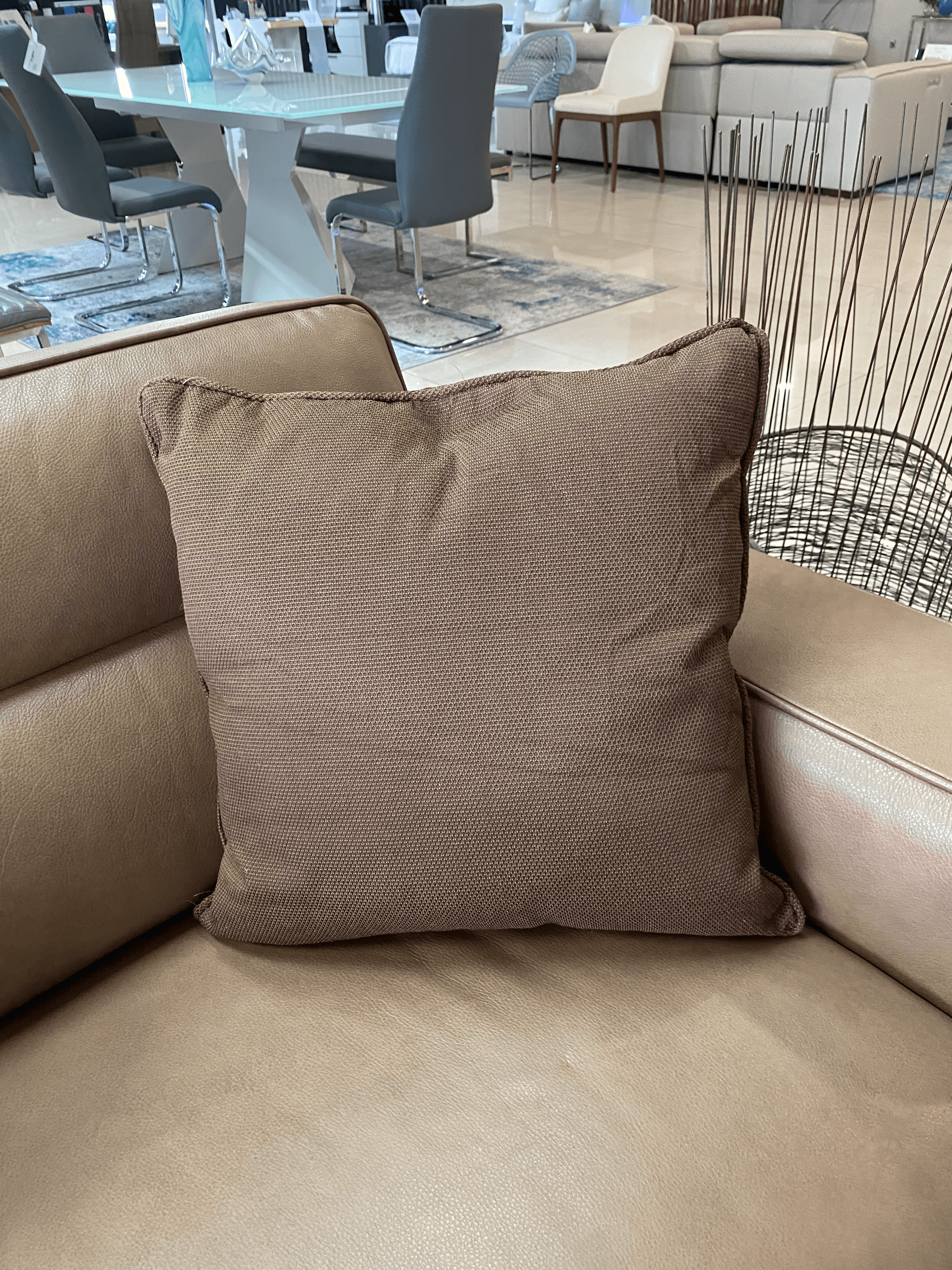 Brown Throw Pillow - Euro Living Furniture