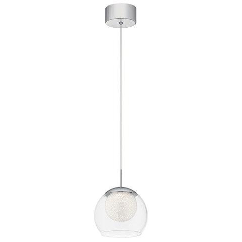 Lexis 1 Light LED Mini Pendant Chrome - Euro Living Furniture