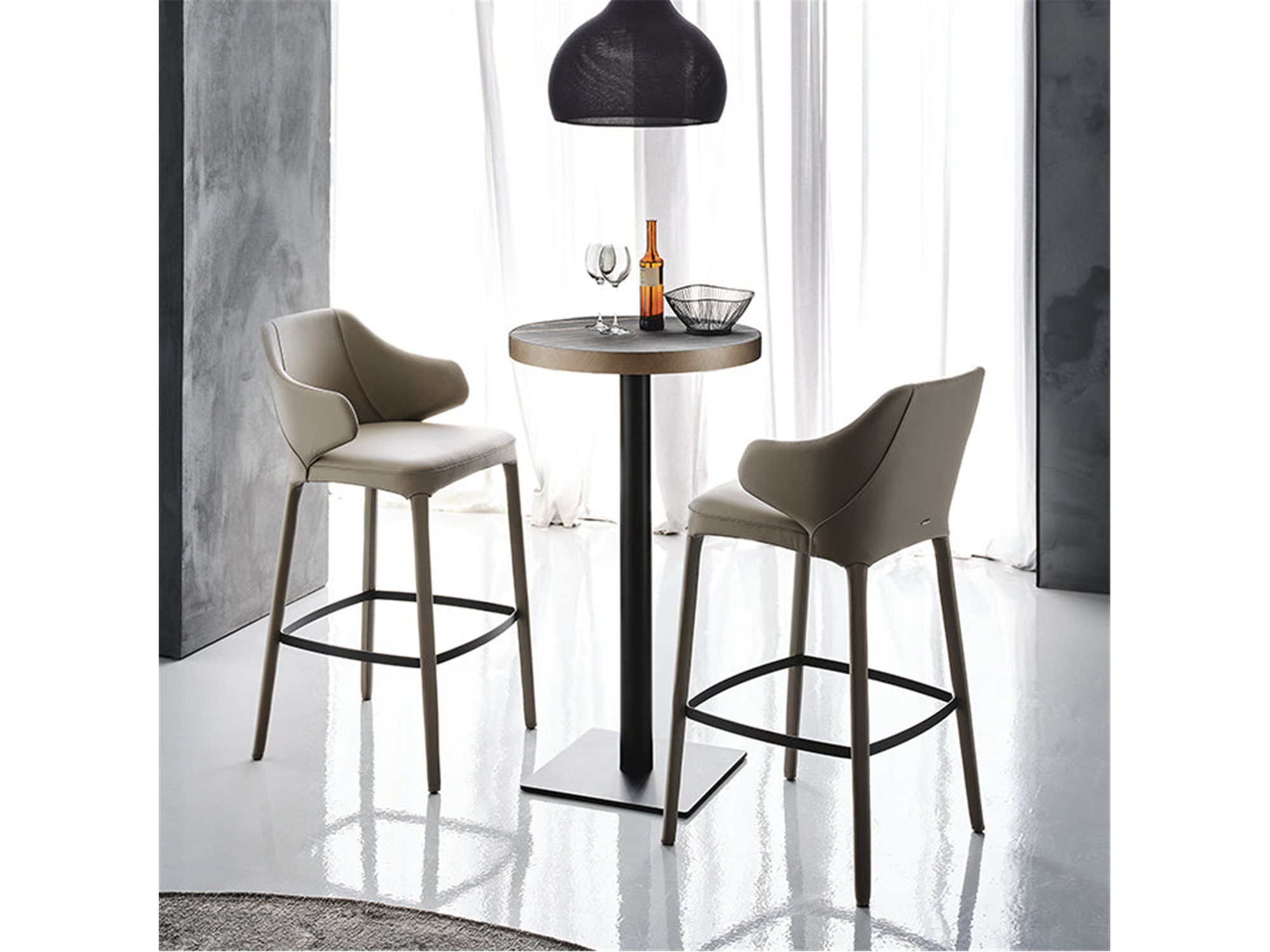 Ribot Keramik Bistrot table - Euro Living Furniture