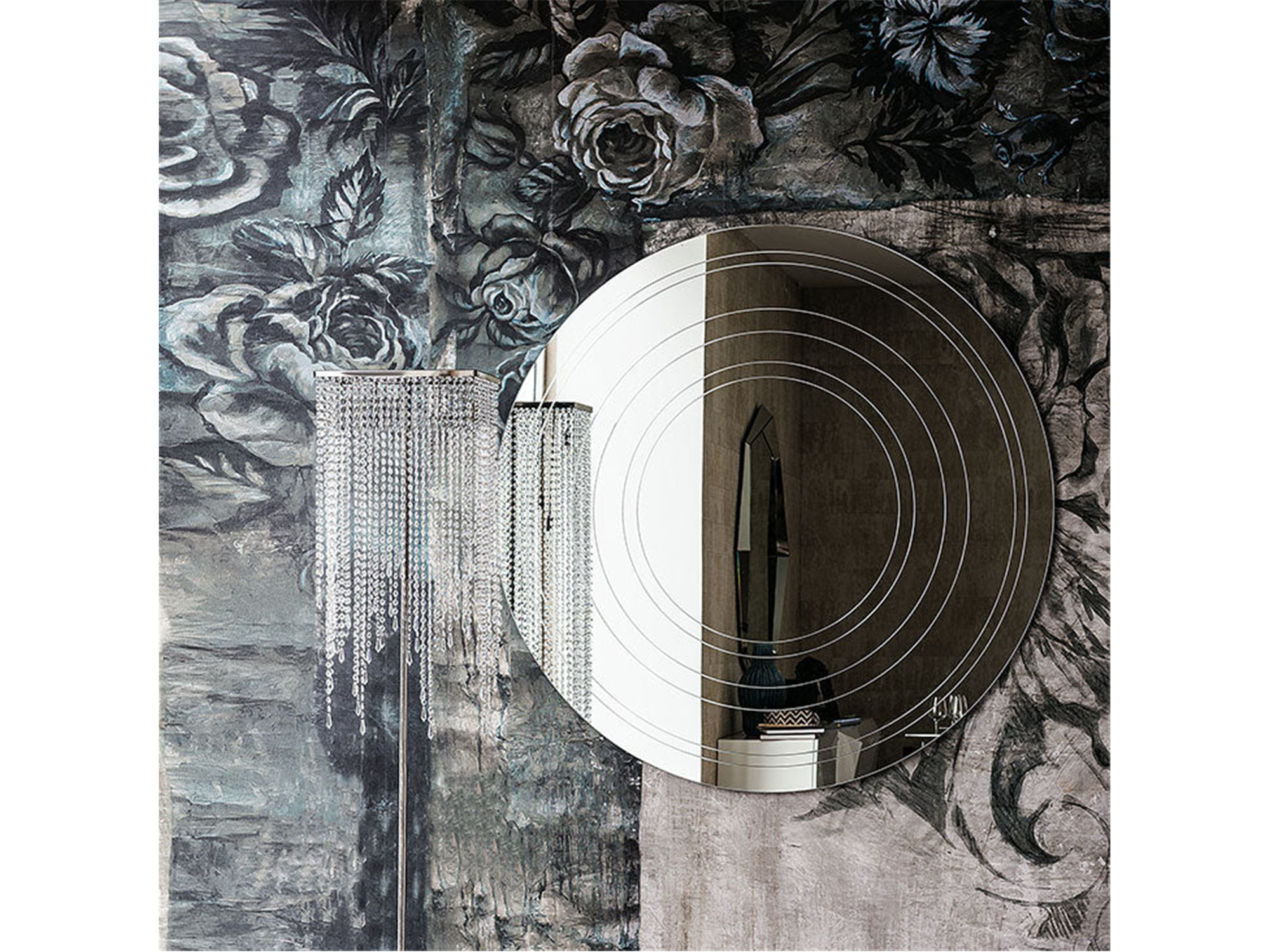 Ring Wall Mirror - Euro Living Furniture