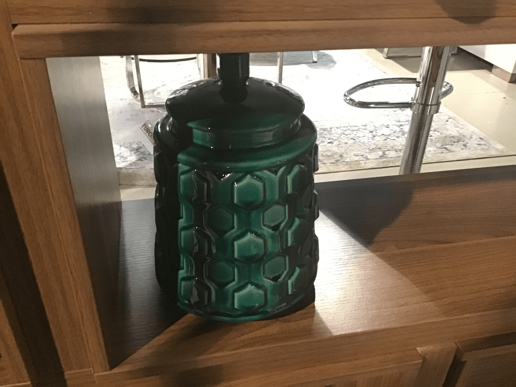 Green cookie jar - Euro Living Furniture