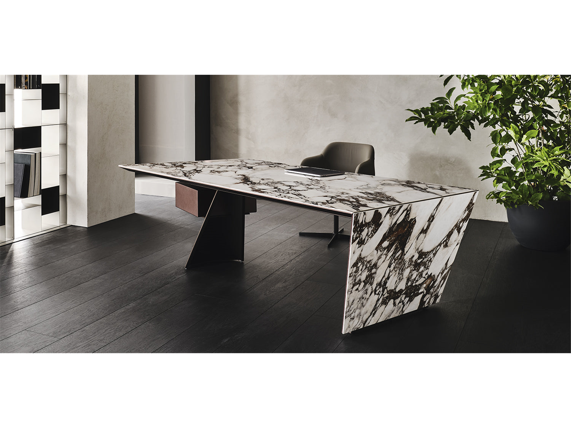 Nasdaq Keramik Desk - Euro Living Furniture