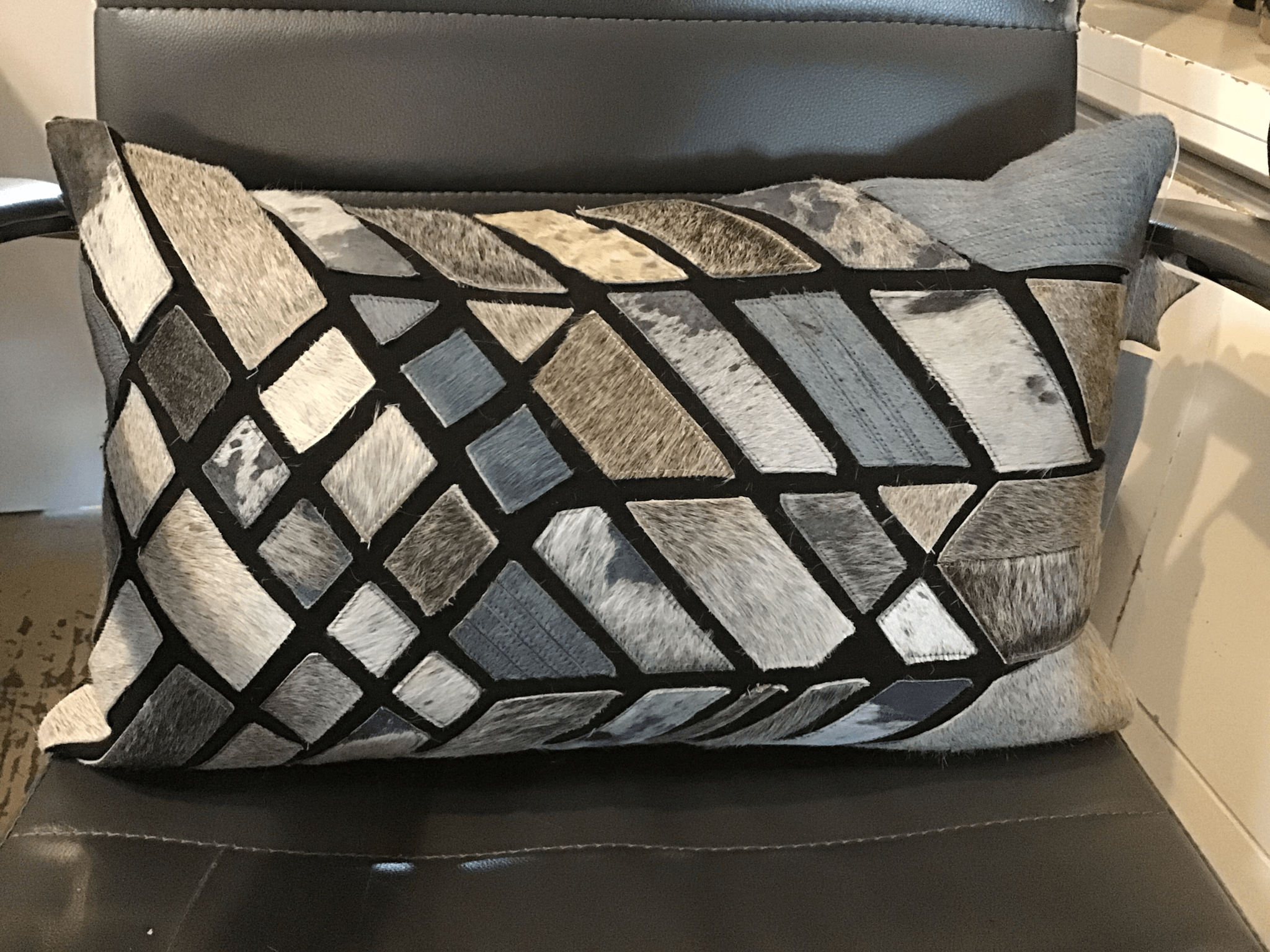 Cowhide Pillow - Euro Living Furniture