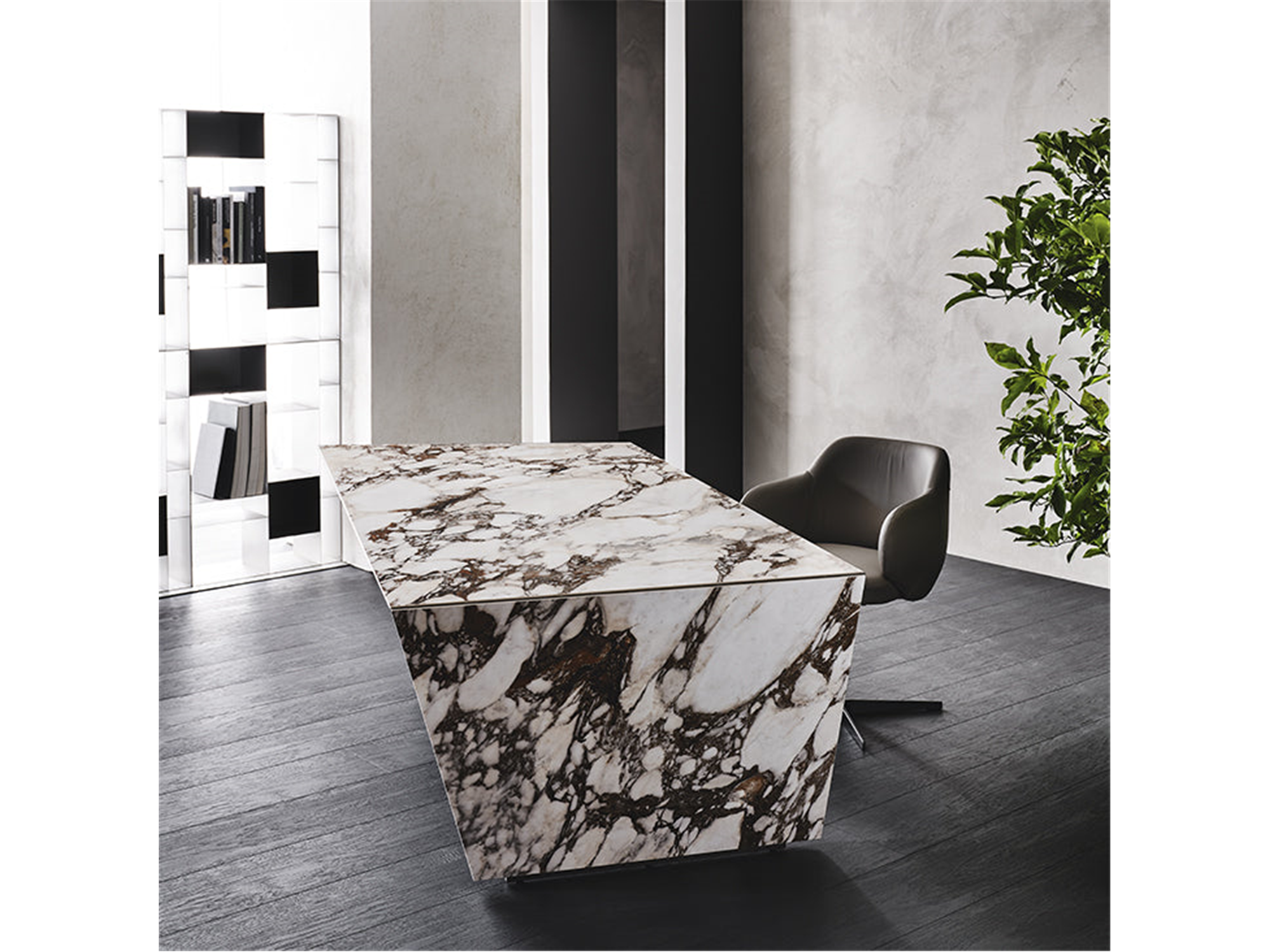 Nasdaq Keramik Desk - Euro Living Furniture