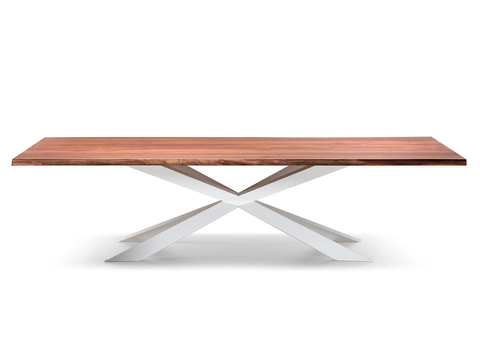 Spyder Wood Dining Table - 118"W - Euro Living Furniture