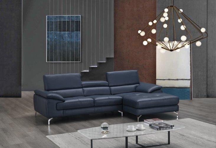 Agnes Premium Leather Sectional - Euro Living Furniture