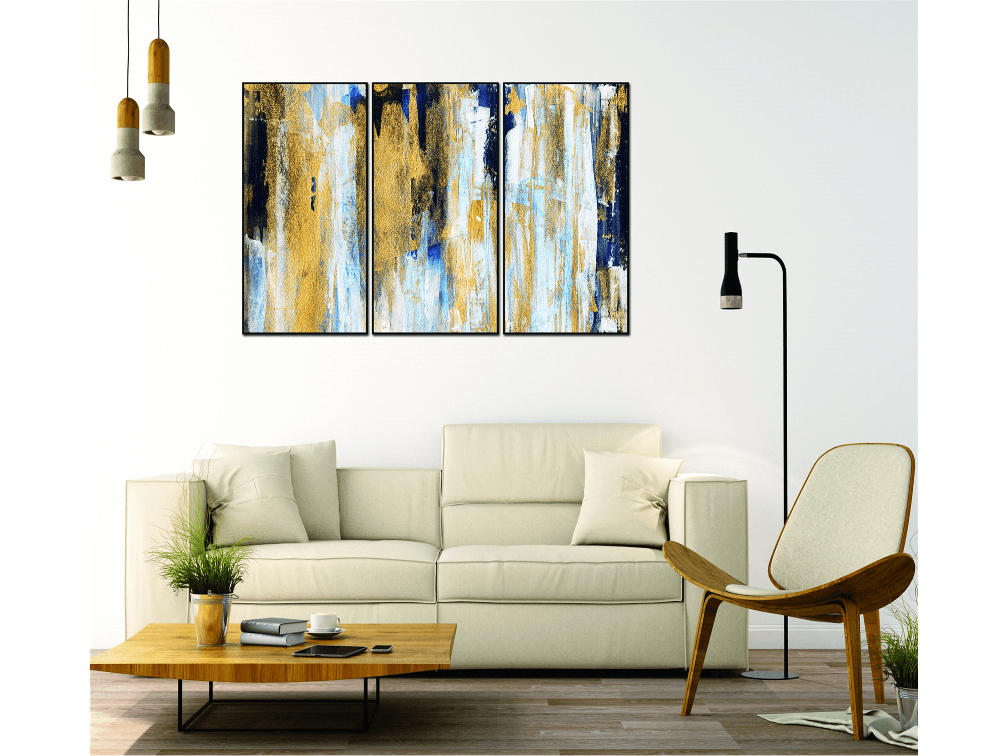 Claud Canvas Wall Art - Euro Living Furniture