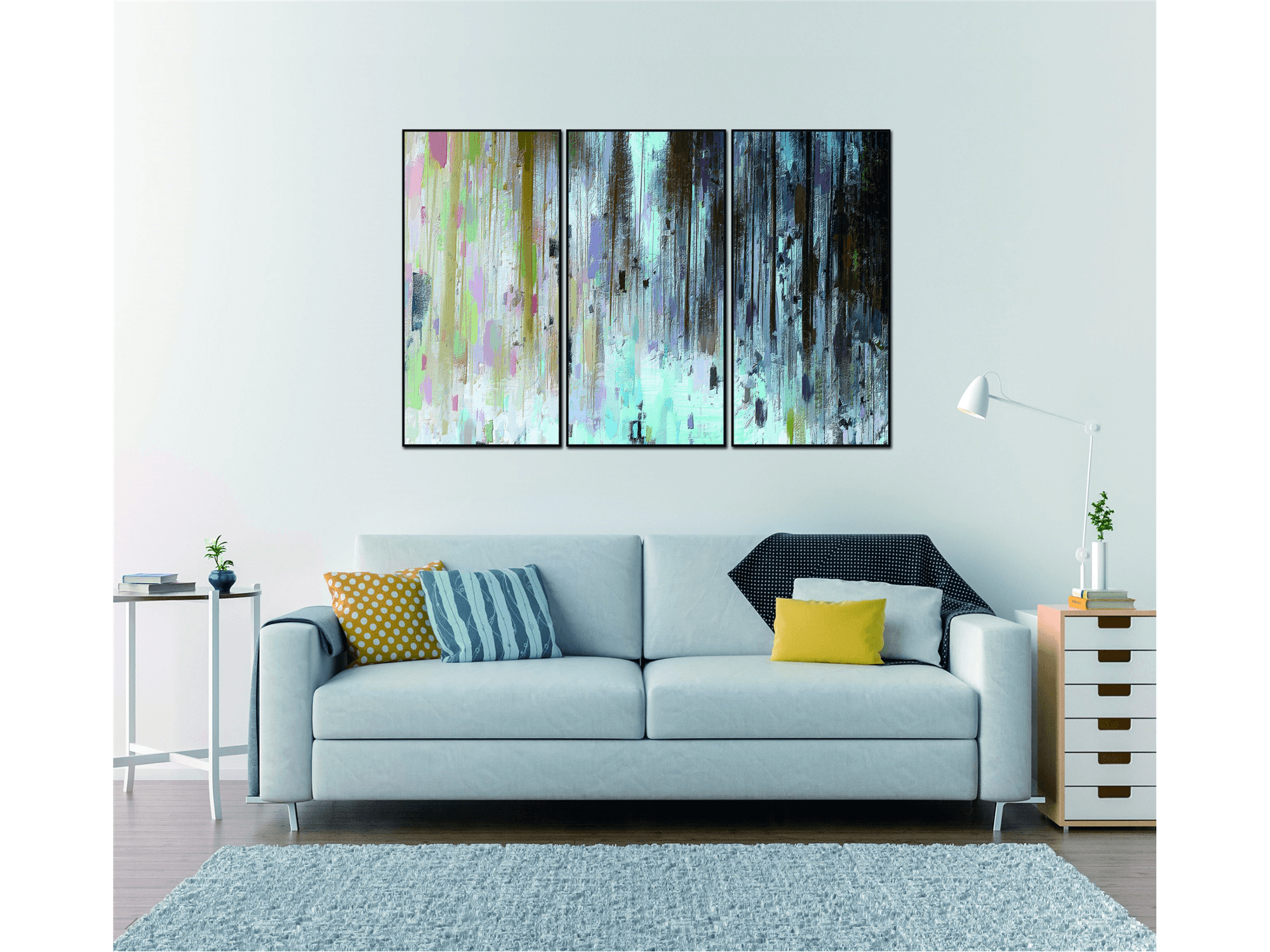 Collyn Canvas Wall Art - Euro Living Furniture