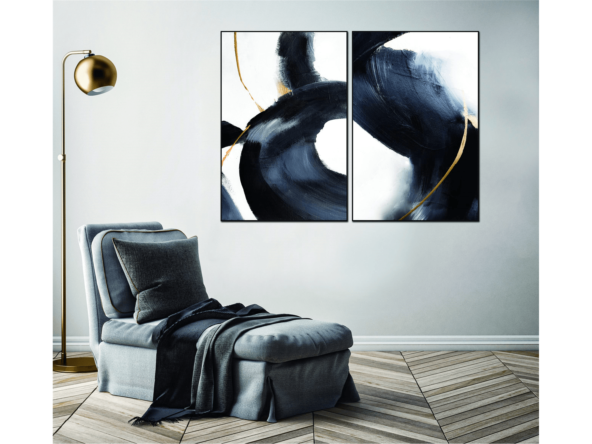 Digby Canvas Wall Art - Euro Living Furniture