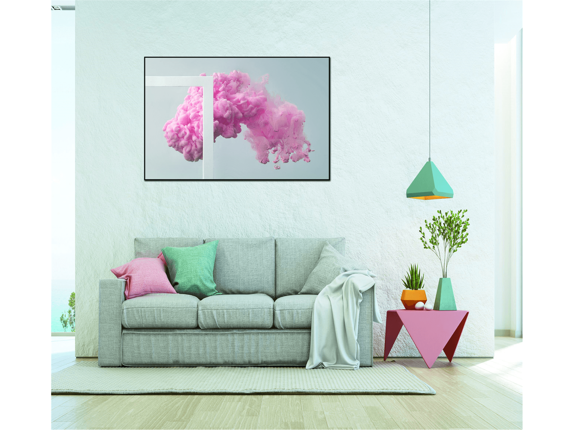 Darleen Canvas Wall Art - Euro Living Furniture