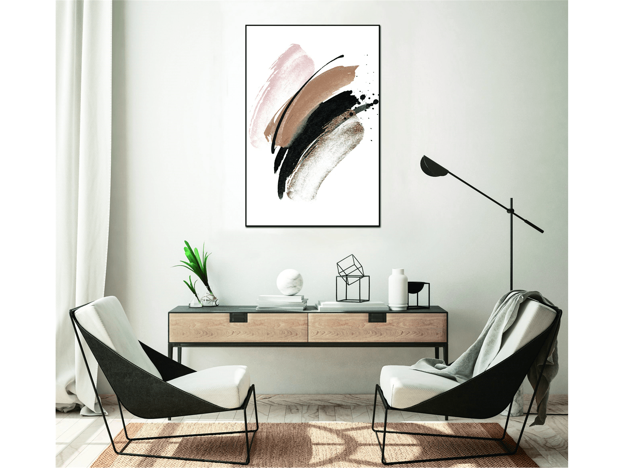 Aylmer Canvas Wall Art - Euro Living Furniture