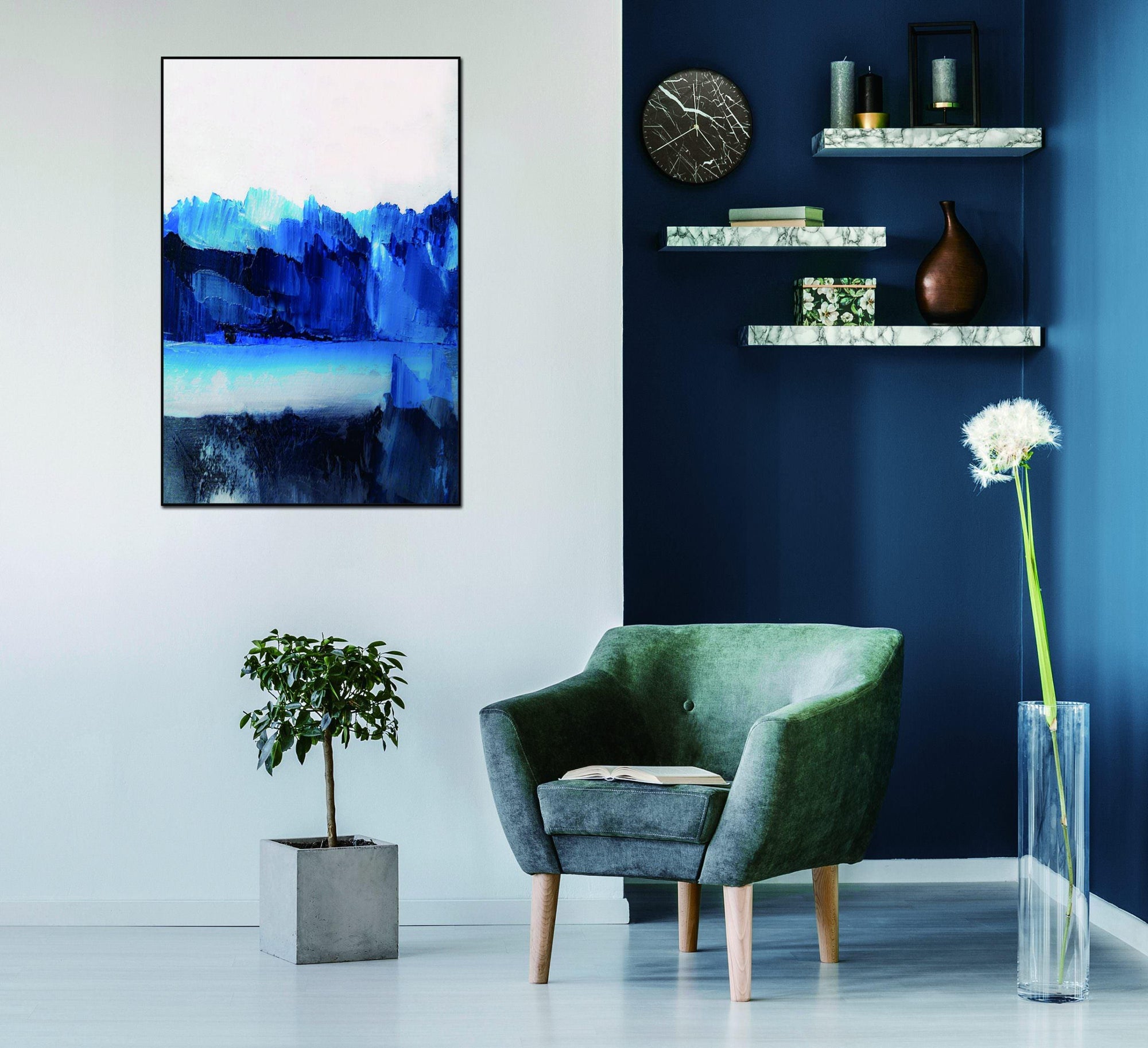 Emelia Canvas Wall Art - Euro Living Furniture