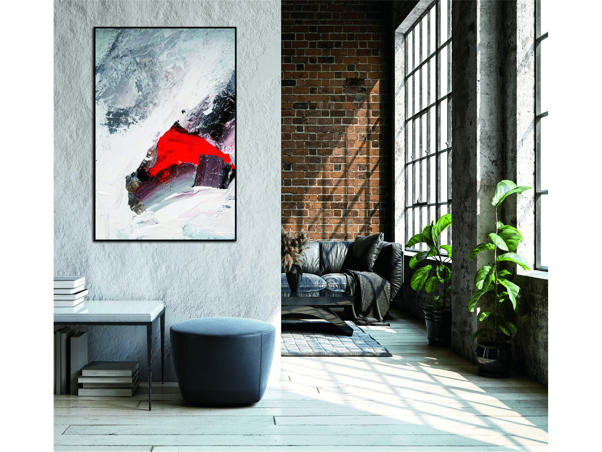 Catherina Canvas Wall Art - Euro Living Furniture