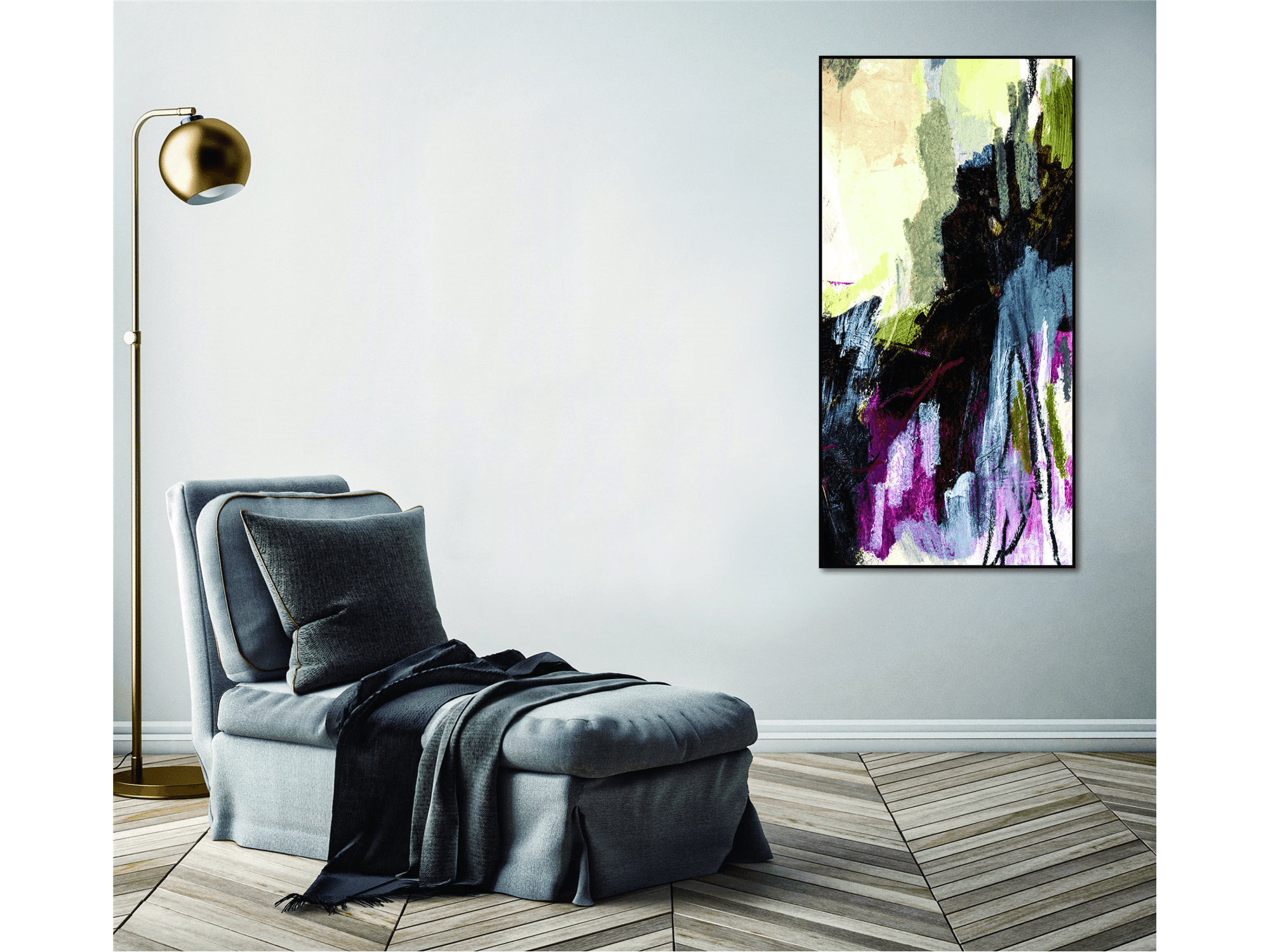 Miller Canvas Wall Art - Euro Living Furniture