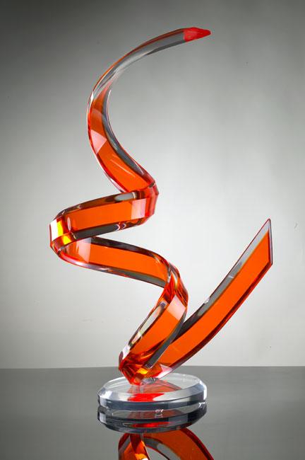 Nadia Acrylic Sculpture - Euro Living Furniture