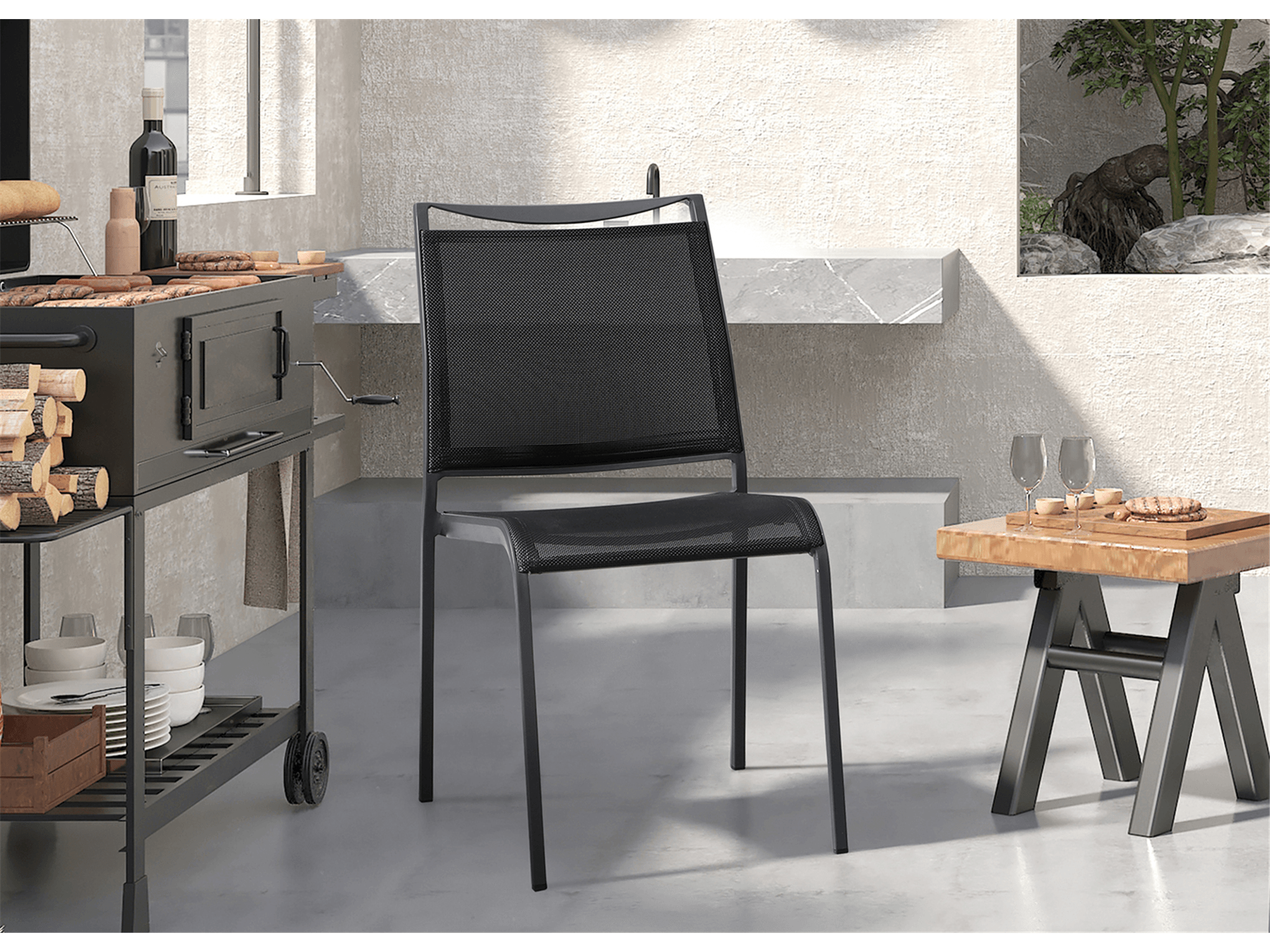 Chelle outdoor Dining Chair - Euro Living Furniture