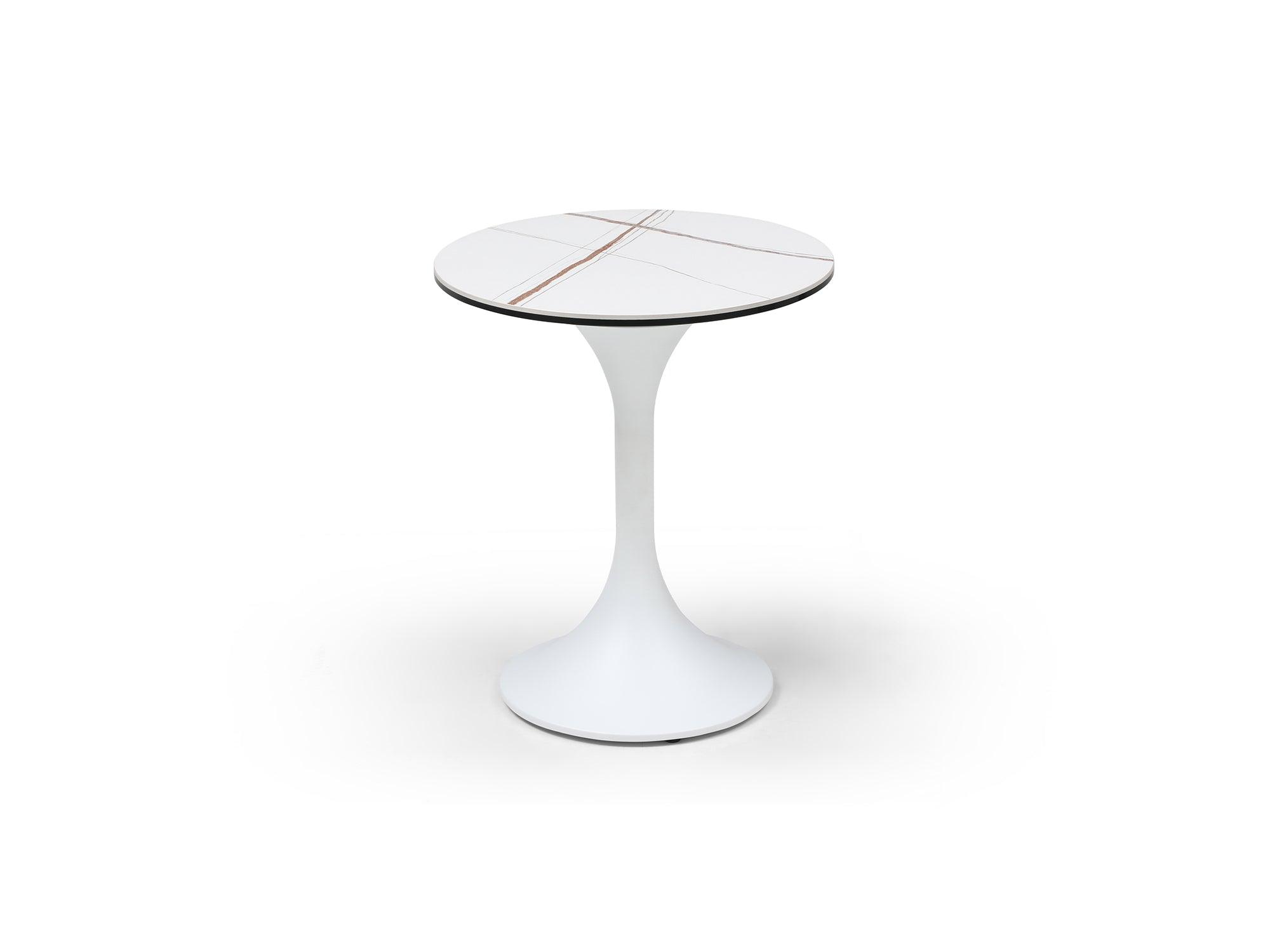 Amarosa Side Table White - Euro Living Furniture