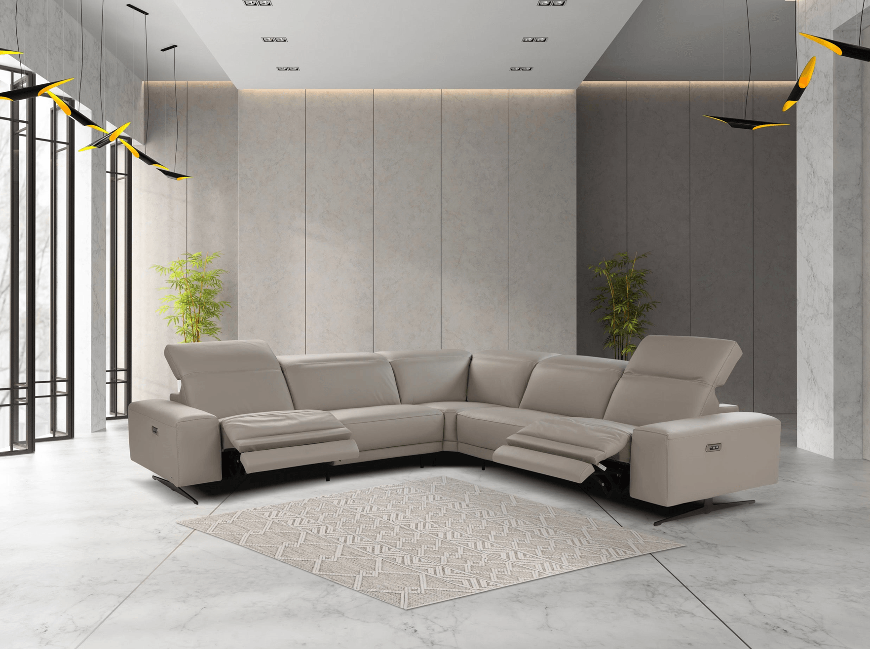 Darin Sectional - Euro Living Furniture
